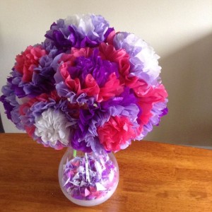 Tissue Paper Flowers